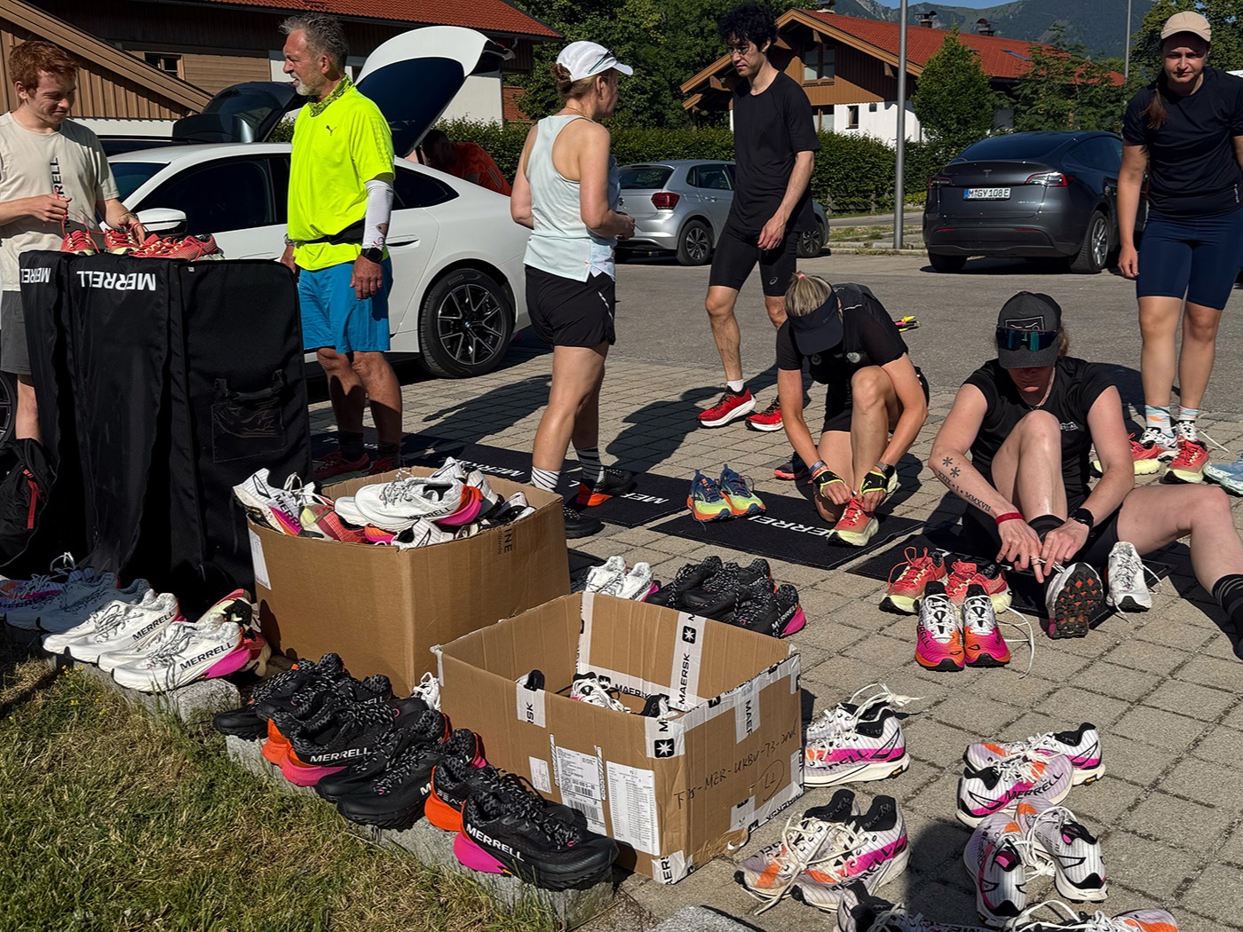 SOYL Community bei einem Trailrunning-Schuhtest